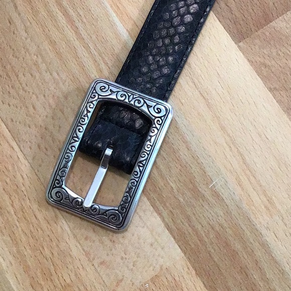 Brighton 34” reversible black & brown leather belt. - Picture 1 of 9